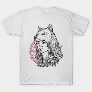 Wolf huntress T-Shirt